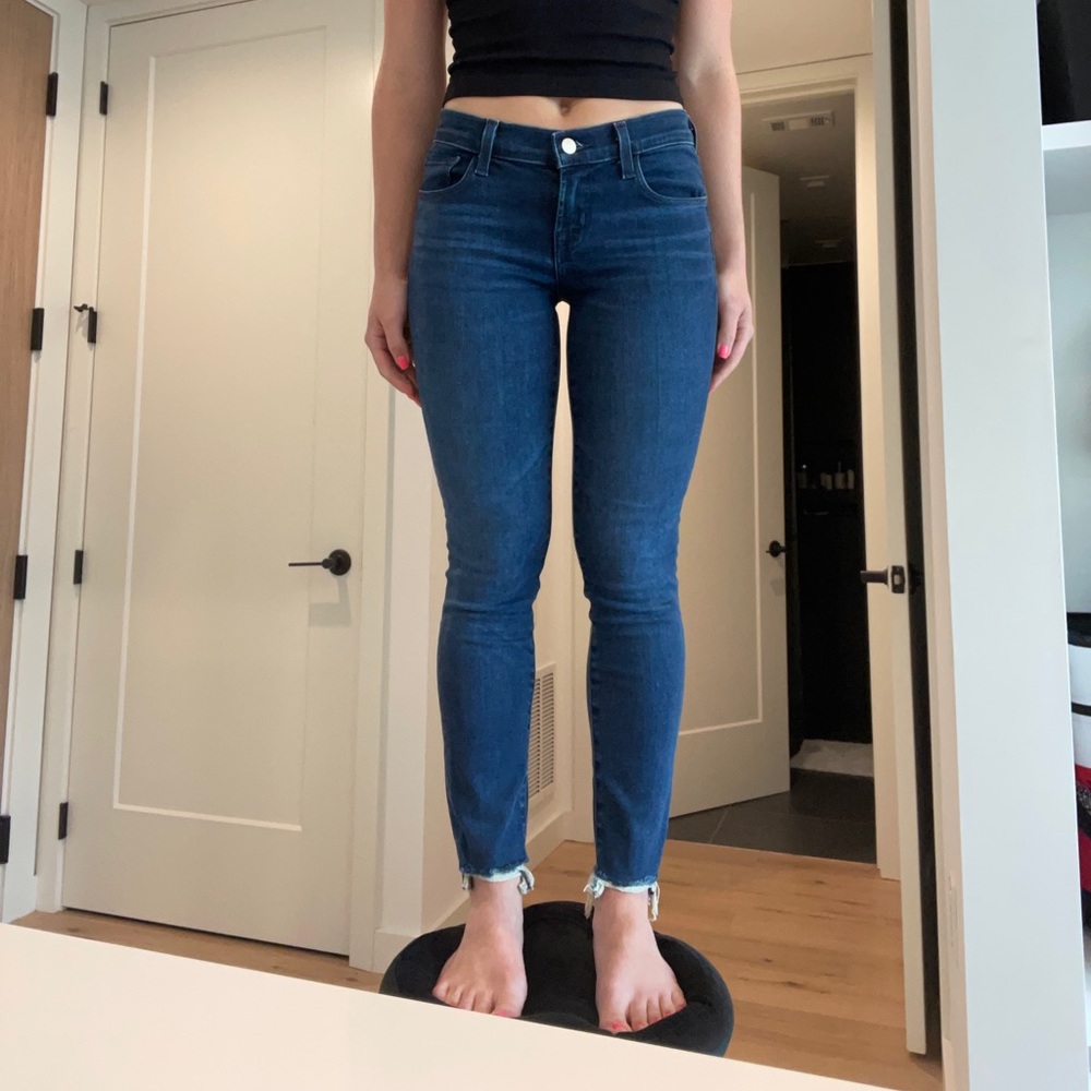 J Brand navy blue jeans